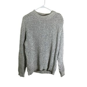 Maine New England Crew Neck Knit Sweater Long Sleeve